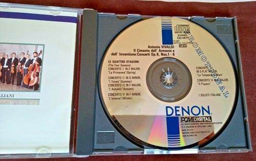 Vivaldi - The Four Seasons - I Solisti Italiani - Rare 1987 Deno - photo 2