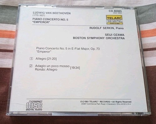 Piano Concerto No. 5 "Emperor" Serkin Ozawa CD (1981) - photo 2