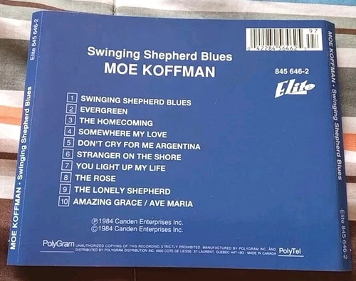 Moe Koffman - Swinging Shepherd Blues - Rare Canadian CD - photo 2