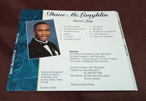 Dave McLaughlin - Sweet Joy - Super Rare CD (NM) - photo 2