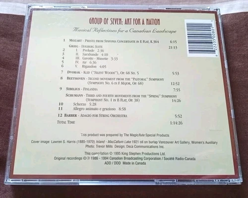 Group Of Seven: Art For A Nation- Musical Reflections CD - photo 2