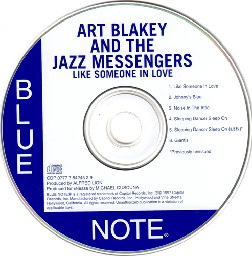 Art Blakey & Jazz Messengers - Like Someone In Love CD - photo 3