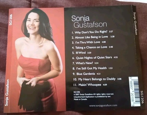 Sonja Gustafson - Self Titled S/T - 2007 CD - photo 2