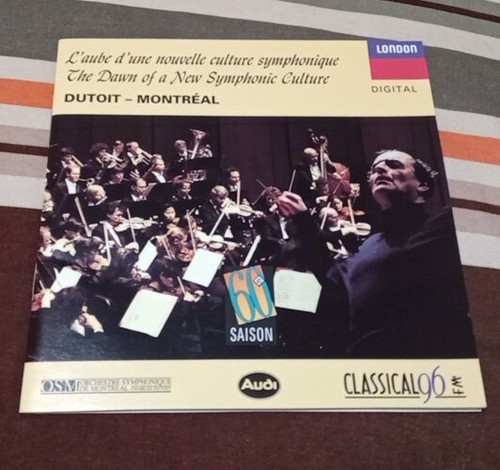 Charles Dutoit - Orchestre Syphonique De Montreal - Rare Promo L