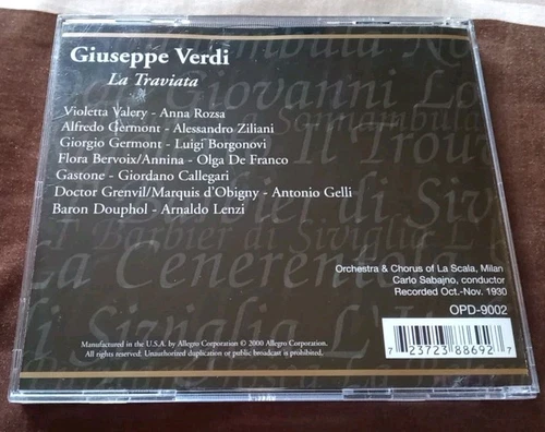 GIUSEPPE VERDI - La Traviata - Rozsa, Ziliani, Borgonivi - CD - photo 2
