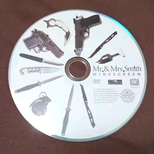 Mr. & Mrs. Smith (Widescreen DVD, 2005) - Disc Only