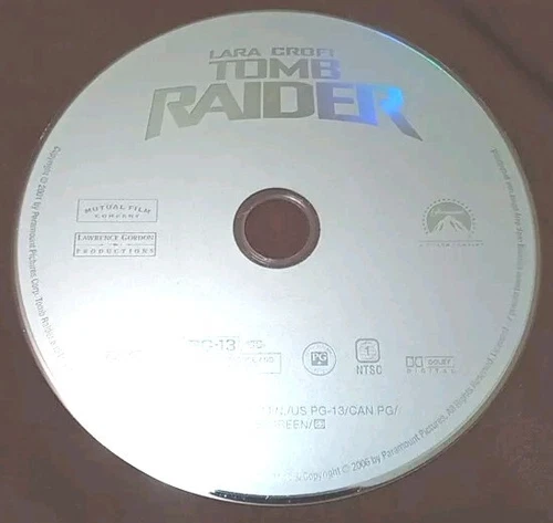 Lara Croft: Tomb Raider DVD (2001/2006) Disc Only