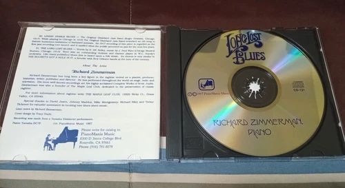 Richard Zimmerman - Long Lost Blues - PianoMania Music 1997 CD ( - photo 3