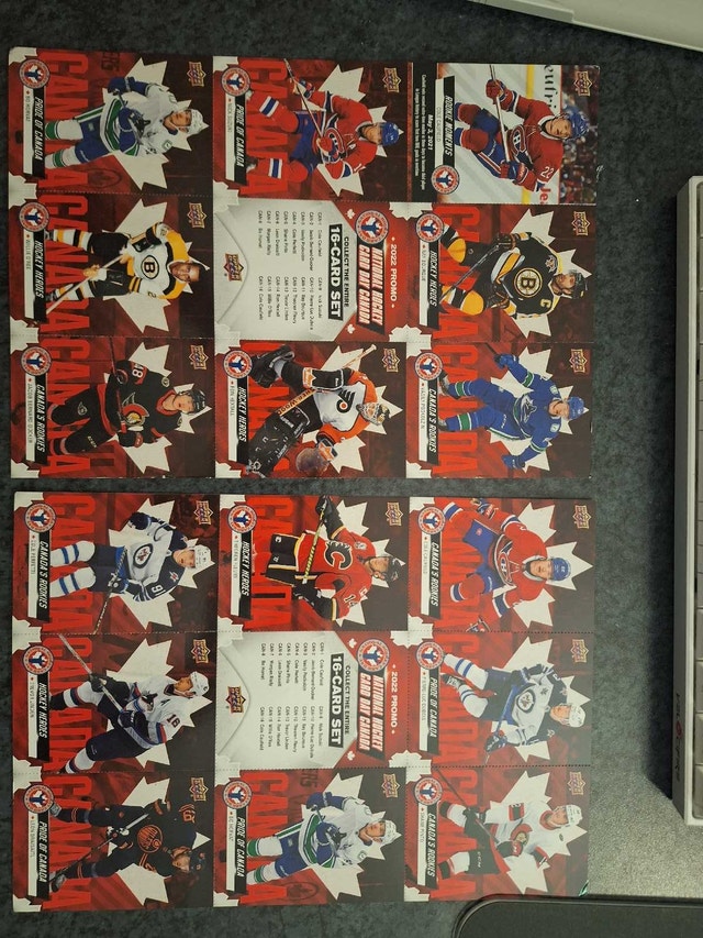 Limited Edition Canada Day Hockey Cards