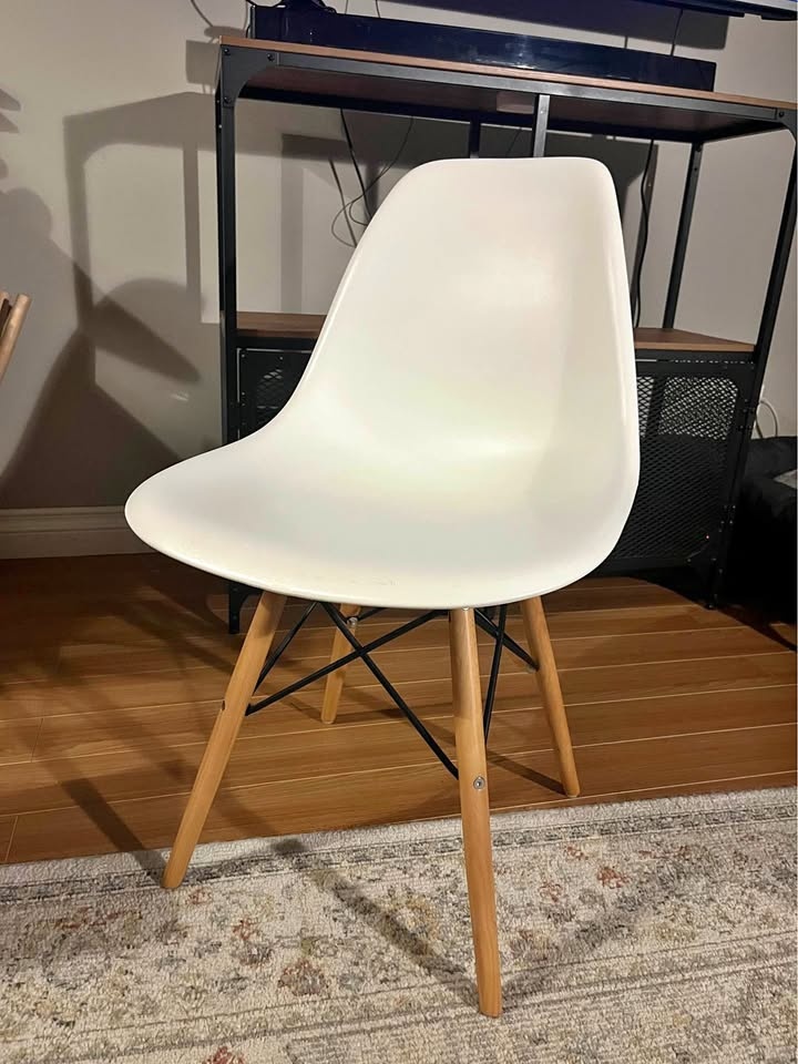 Eiffel style chair white