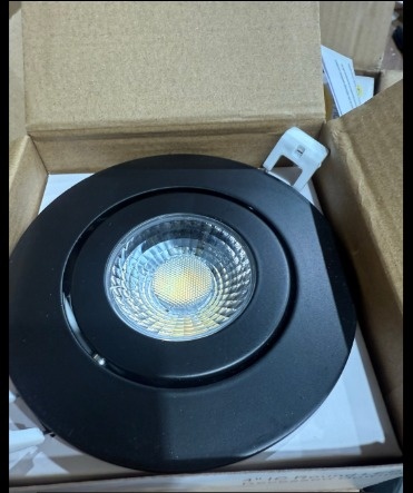 New Black Gimbal Recessed LED Pot Lights (New) - photo 3