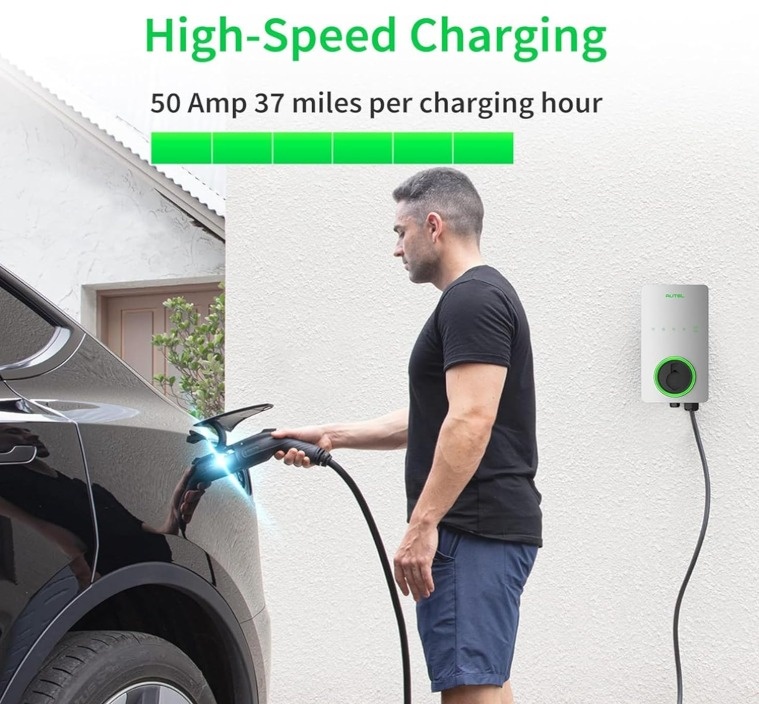 Autel EV Charger - 50Amp, 240V, Wi-Fi, Indoor/Outdoor - photo 4