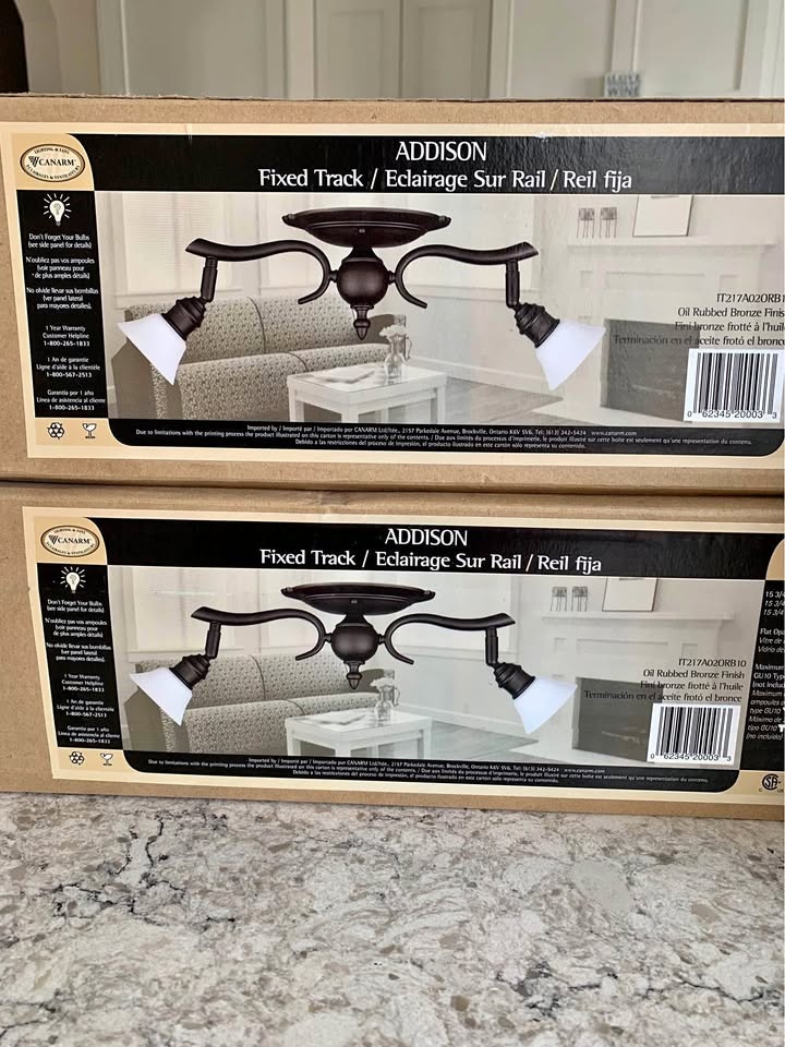 Modern quality track lighting / Oil rubbed Bronze finish - make