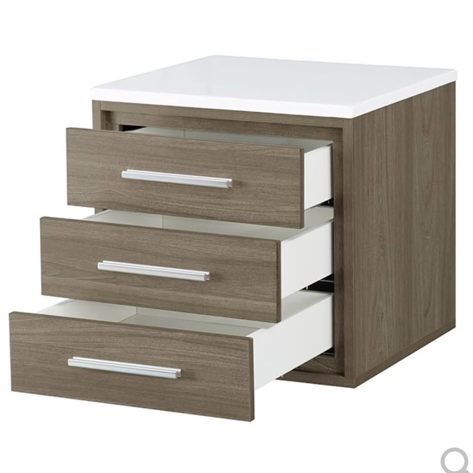 2 Matching Wall Mounted Cabinets with Marble Tops 🏆 - photo 5