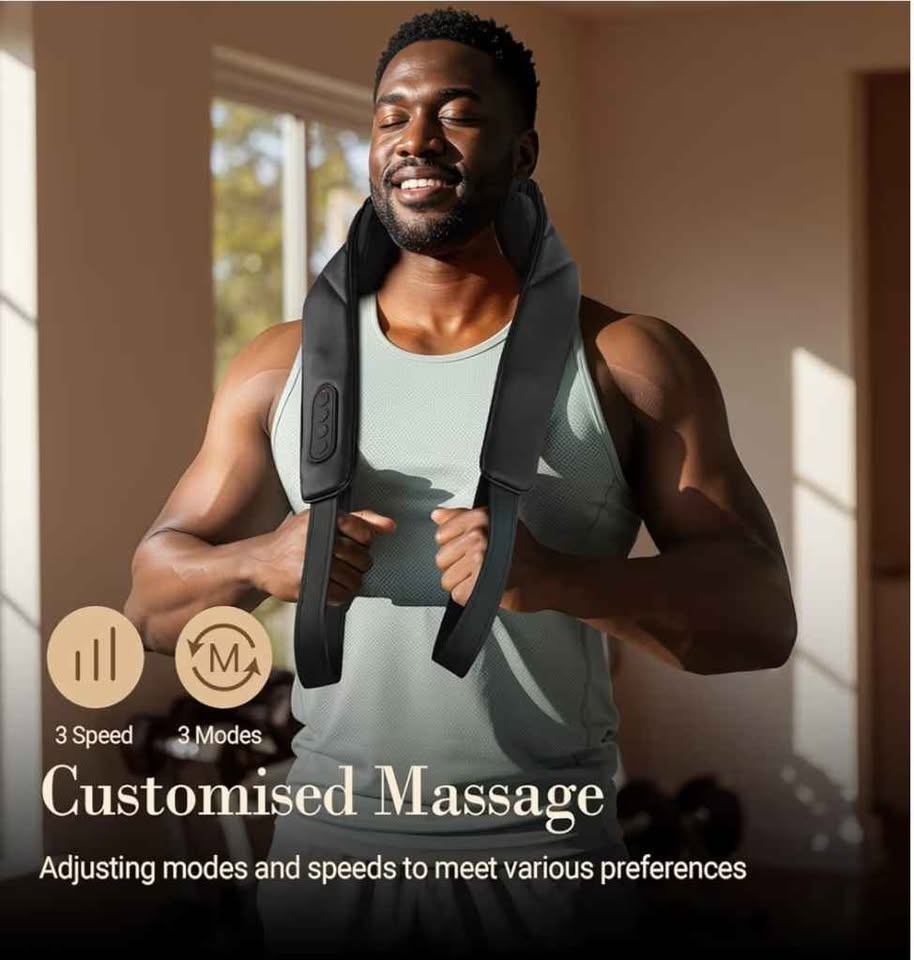 Cordless Neck Massager with Heat, 4D Deep Kneading - photo 4