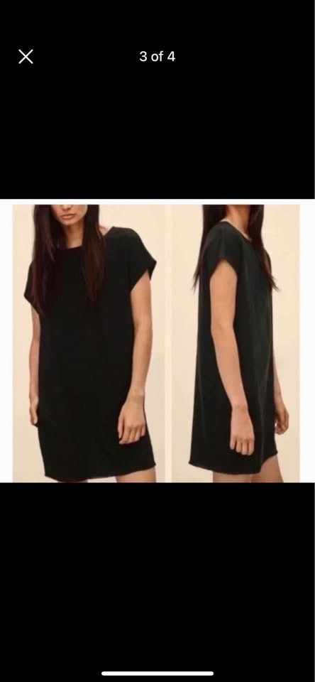 Wilfred xs black short dress with pockets from aritzia