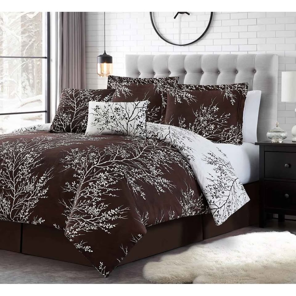 King Foliage Reversible Duvet Set - photo 2