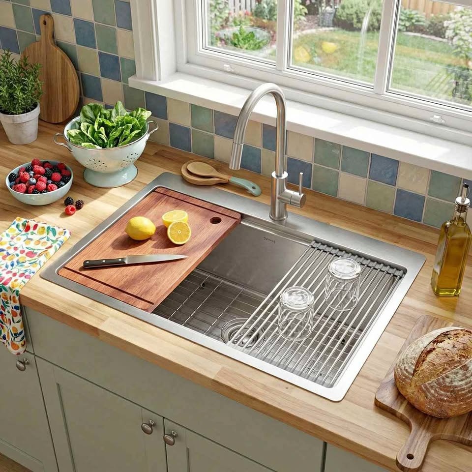 DeerValley 33-inch Undermount Single Bowl Kitchen Sink