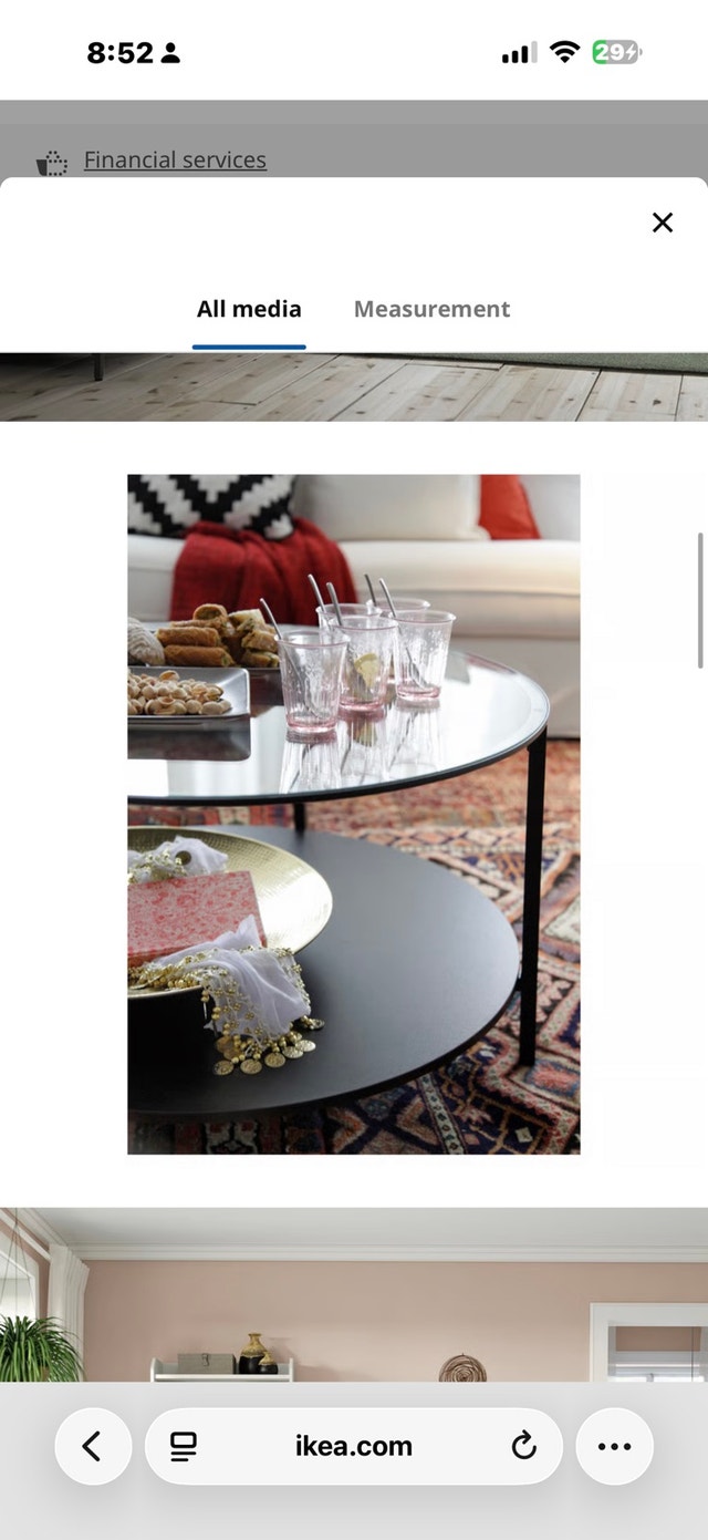 IKEA VITTSJÖ Coffee Table