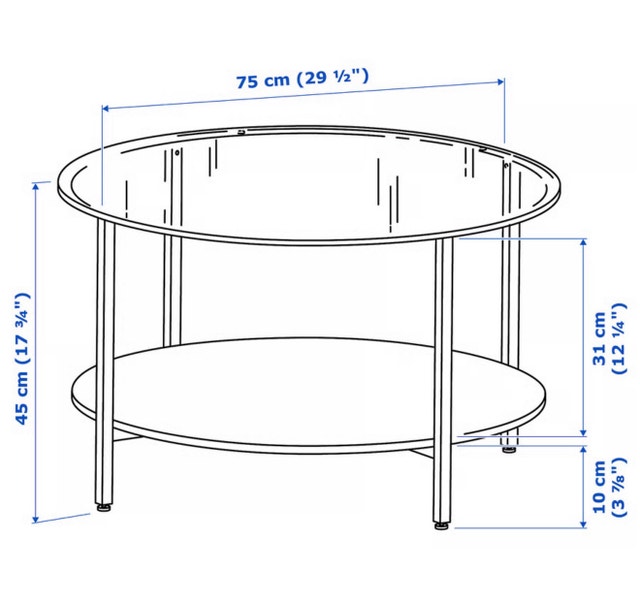 IKEA VITTSJÖ Coffee Table - photo 2