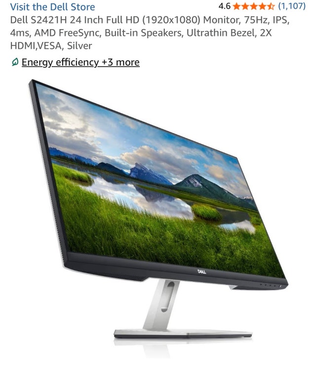 Dell 24 Monitor S2421H - photo 2