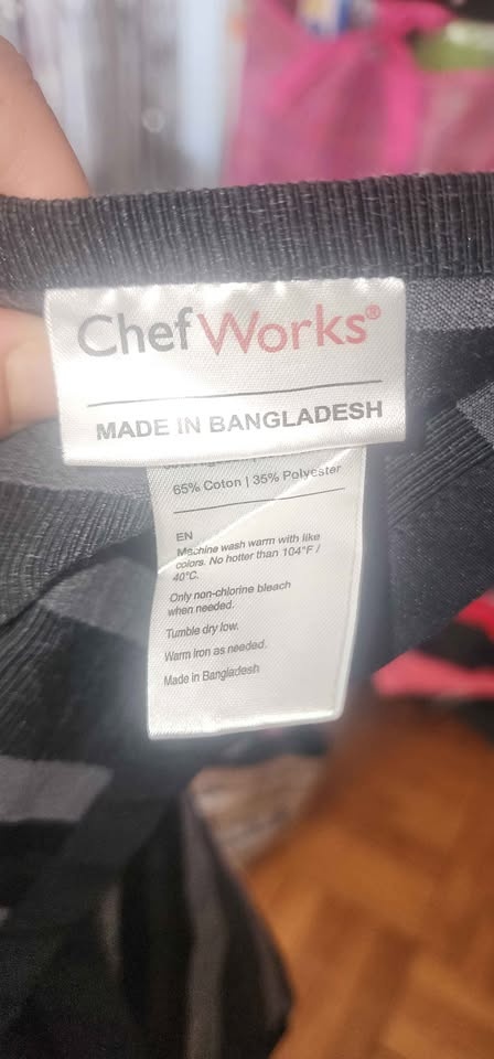 Chef Works Presidio Black Striped Half Bistro Apron - photo 4
