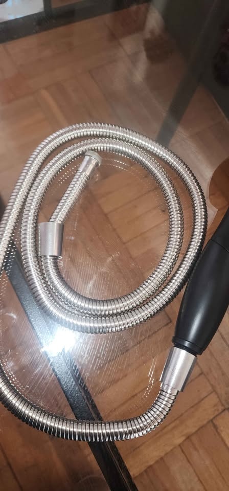 Handheld Shower Head with Flexible Metal Hose - photo 2