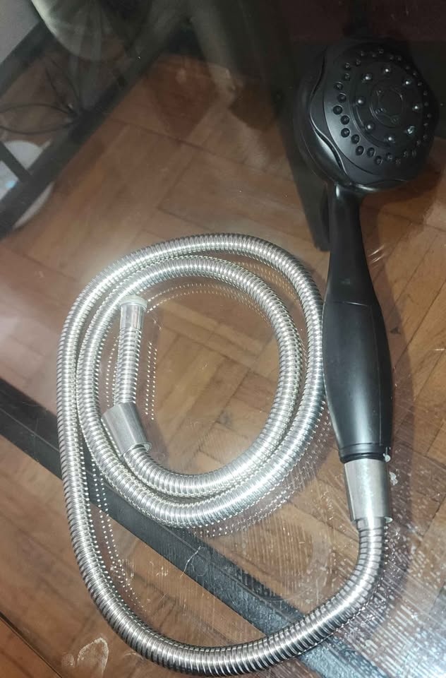 Handheld Shower Head with Flexible Metal Hose - photo 4