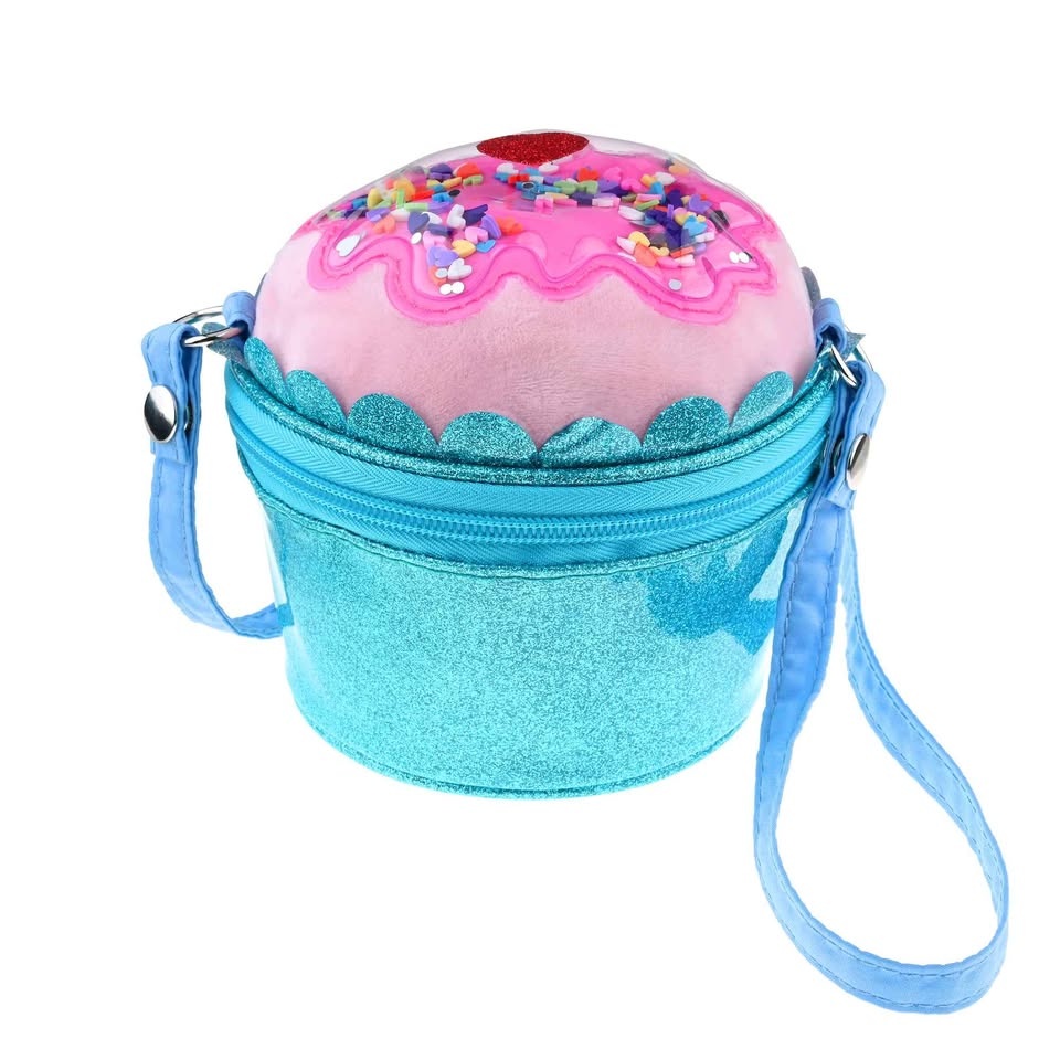 Claire's Sparkly Blue Cupcake Purse - photo 3