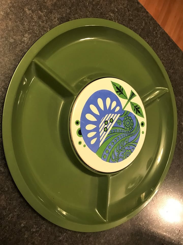 Platter Melamine 13" with Ceramic Centre - photo 3