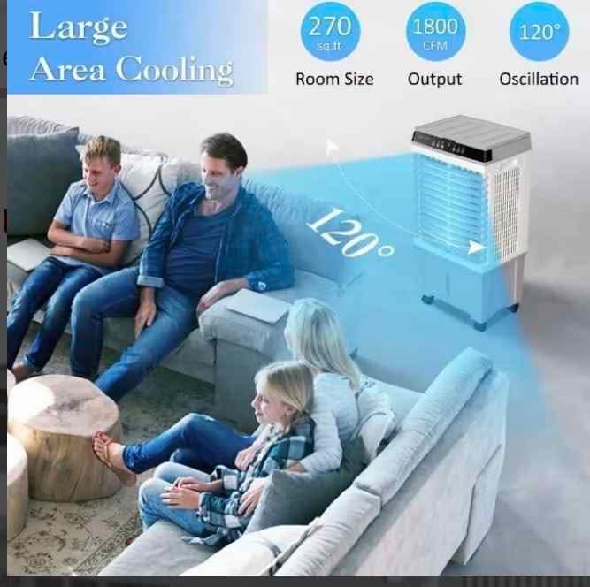 Lifeplus 1800 CFM Evaporative Air Cooler - NEW - photo 3
