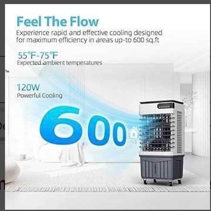 Brand new Swamp Cooler Air Conditioner, 8 gal, 600 sqft - photo 2