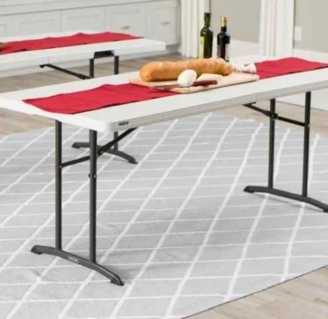 New in box Lifetime 6ft Fold Table 2 Pack - photo 2