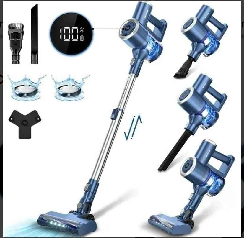 Prettycare Cordless Stick Vacuum, New in Box