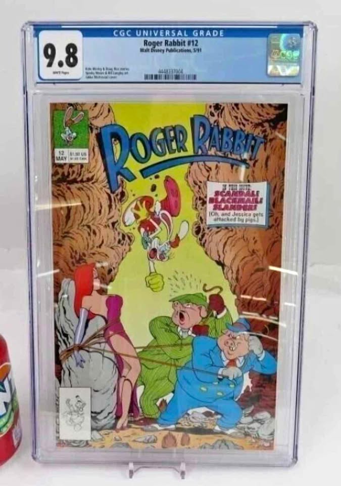 Roger Rabbit #12 1991 CGC 9.8 White Pages Disney Comic