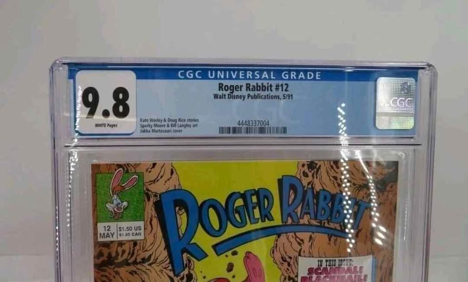 Roger Rabbit #12 1991 CGC 9.8 White Pages Disney Comic - photo 3