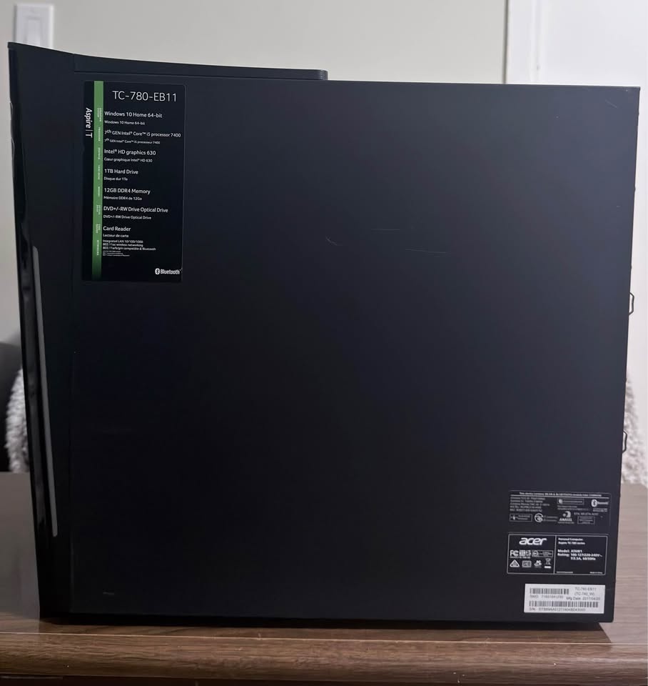 Acer TC-780 Desktop PC - Win 11 Pro | Office 2016