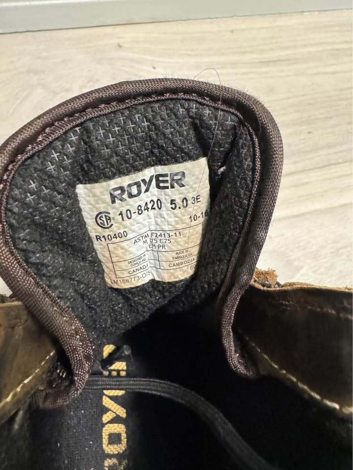 Royer Unisex 6” Composite Toe Safety Boot - photo 4