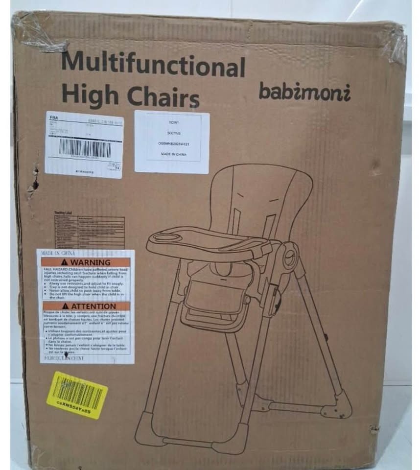 BABILOUS Adjustable Portable Baby High Chair - New - photo 3