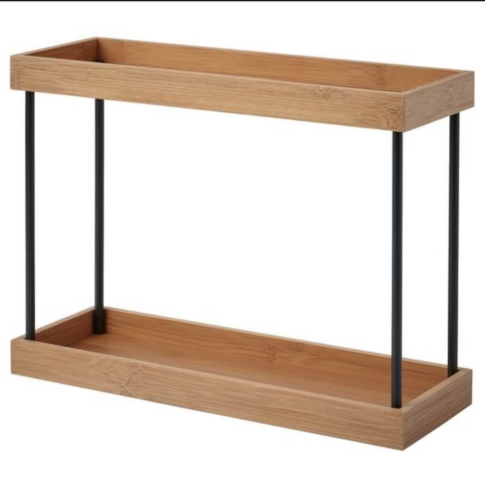 NÅLBLECKA Kitchen Countertop Organizer - Metal/Bamboo - photo 2