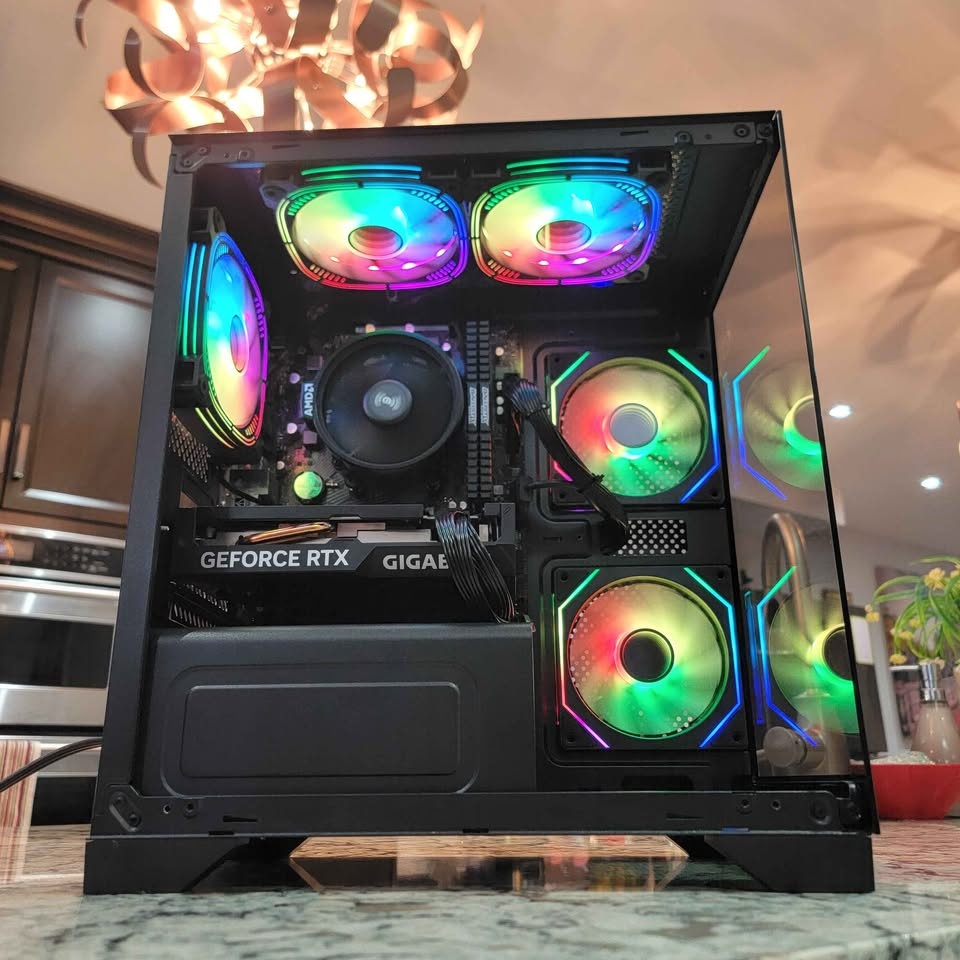Custom Gaming PC - Ryzen 5 5500 / RTX 4060 / 16GB RGB RAM / Wifi - photo 5
