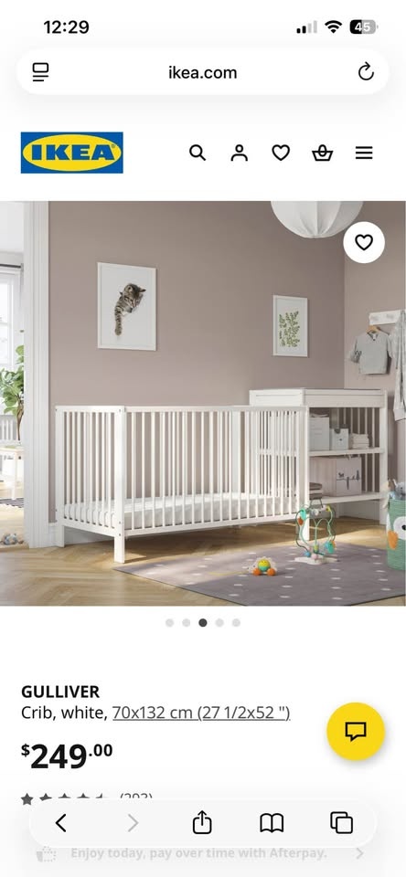 Ikea crib - photo 2