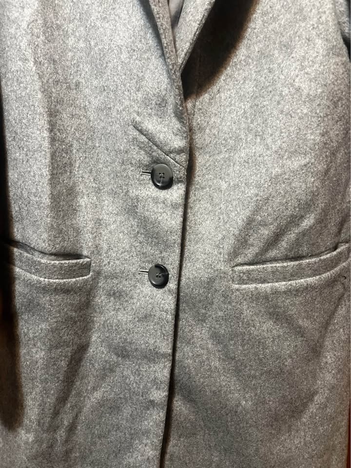 Women’s long coat grey old navy - photo 2