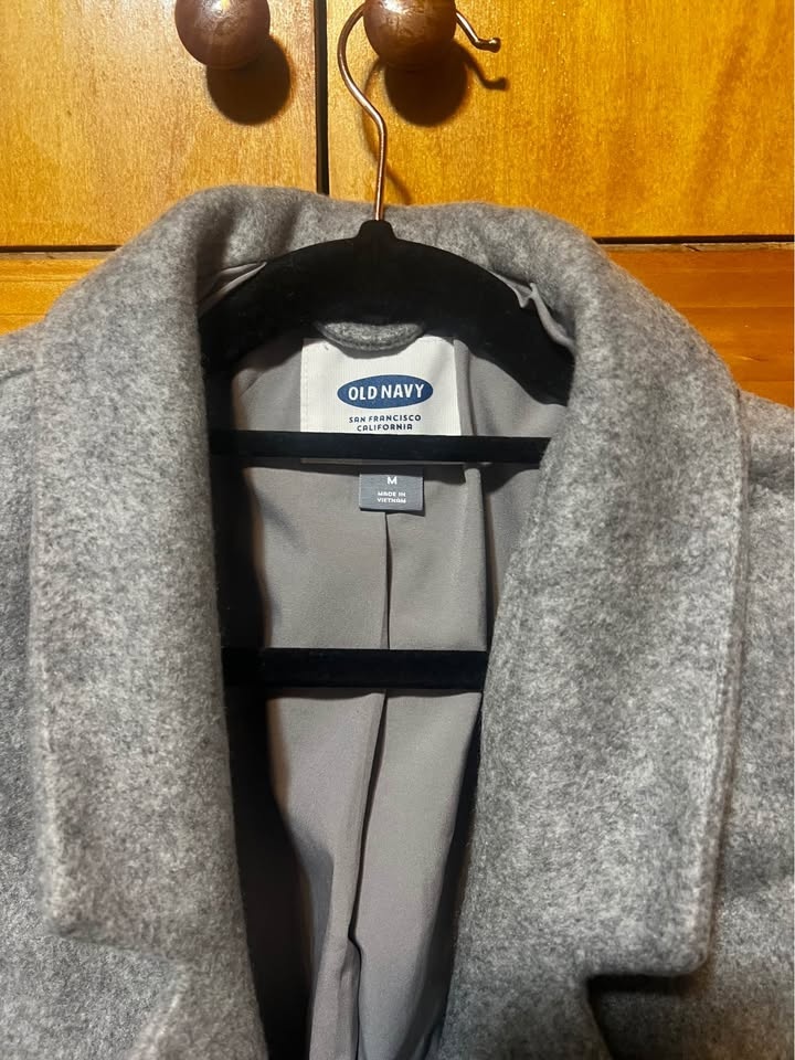 Women’s long coat grey old navy - photo 4