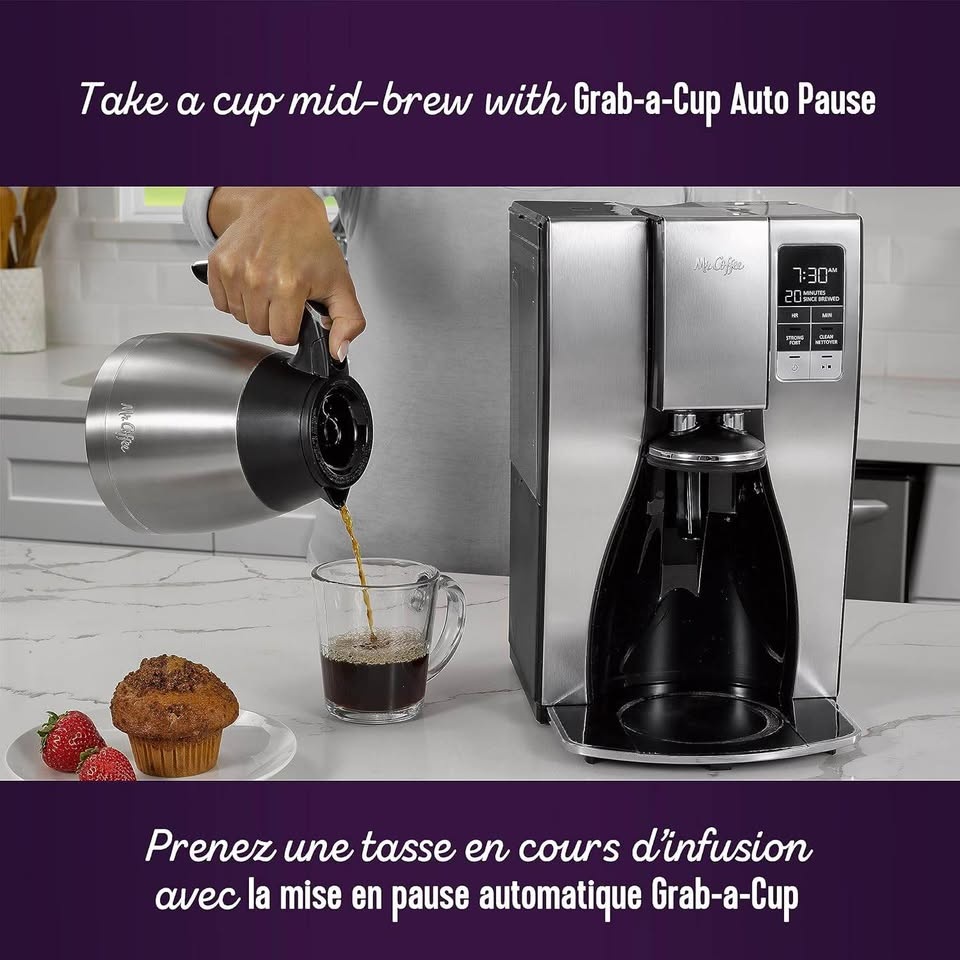 Excellent Condition Mr. Coffee Programmable Coffee Maker | 10-Cu - photo 3
