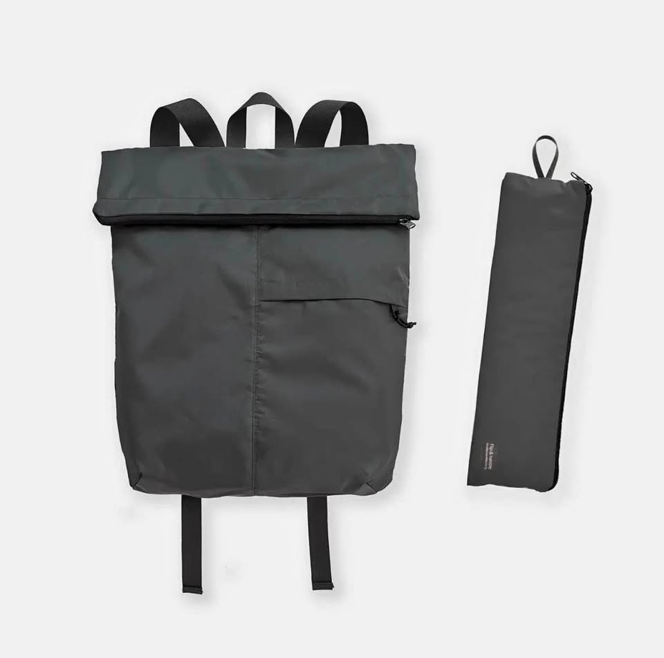 BRAND NEW Flip & Tumble Recycled Backpack - Dark Grey