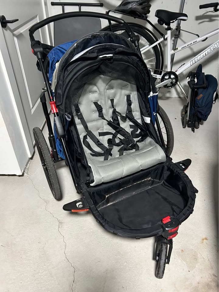 Schwinn Joyrider Double Trailer & Stroller (Like New!) - photo 3