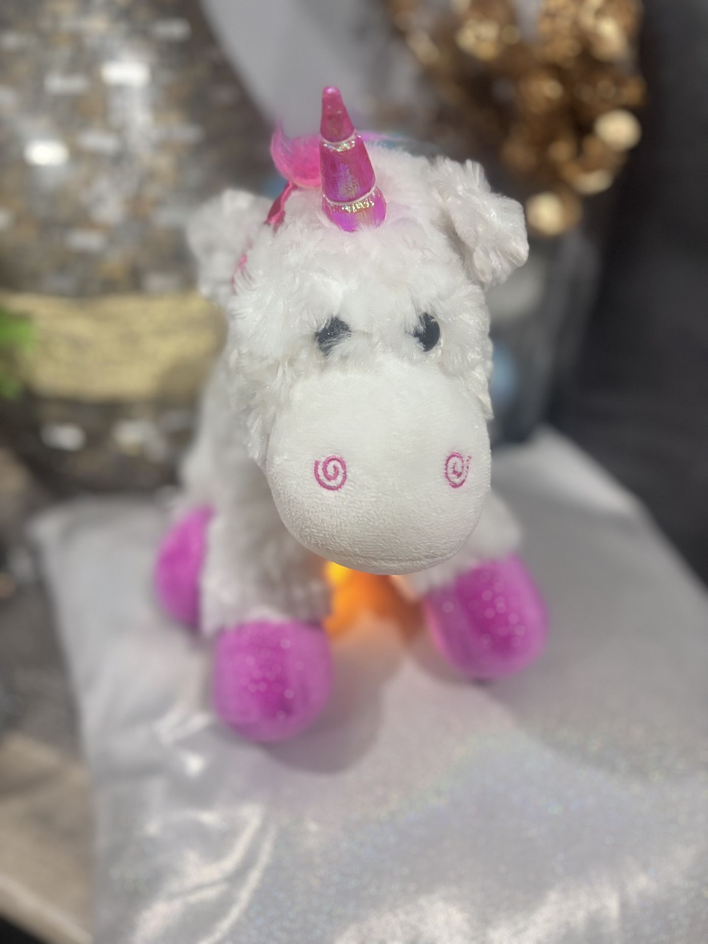 Petting Zoo Unicorn Plush – 10” |Excellent Condition