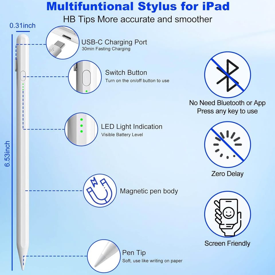 BRAND NEW Stylus Pen for iPad 2018-2025 - photo 2