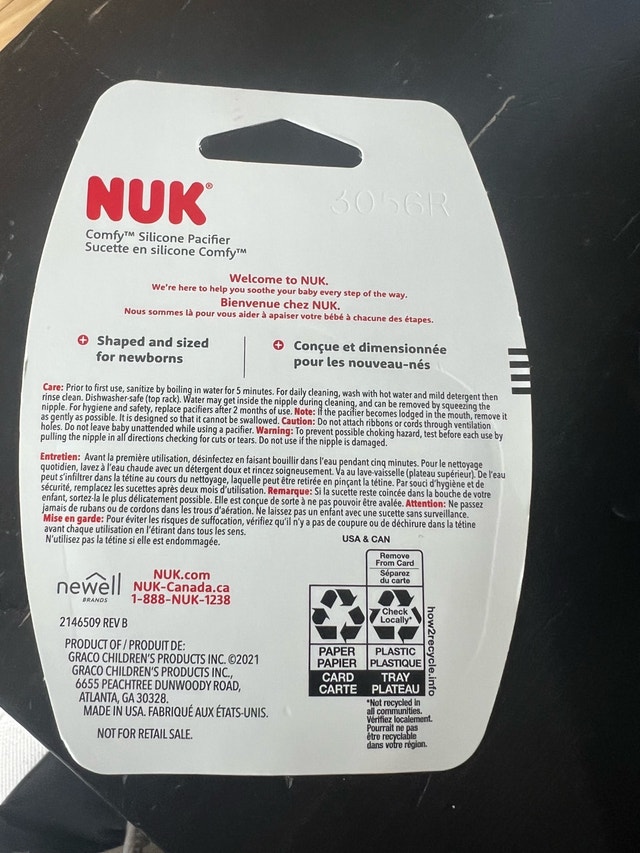 NUK Comfy Pacifier 0-6 Months - New - photo 2